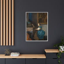 La joven sentada ante un virginal, de Johannes Vermeer (ca. 1670-1672) 