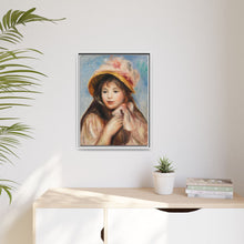 Mädchen mit rosa Haube (Jeune fille au chapeau rose) (1894) von Pierre-Auguste Renoir