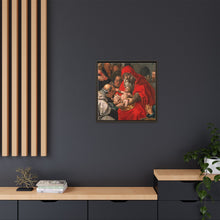 The circumcision of Christ. Oil painting after Hendrik Goltzius