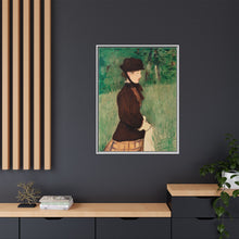 Mujer joven en un jardín (Jeune femme dans un jardin), (1879) de Édouard Manet