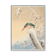 Kingfisher in the snow (1925 - 1936) by Ohara Koson