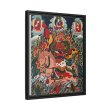 Tse Mara , a form of Dharmapala (protector of teachings), guardian of the Samye Monastery. Gouache painting by a Tibetan artist