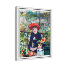 Dos hermanas (en la terraza) (1881) de Pierre-Auguste Renoir 