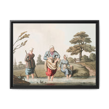 Illustration of leech finders from The Costume of Yorkshire (1814) by George Walker - NOMADEN ART GALLERY