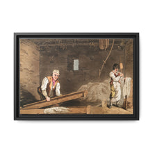 Illustration of line swinglers from The Costume of Yorkshire (1814) by George Walker - NOMADEN ART GALLERY