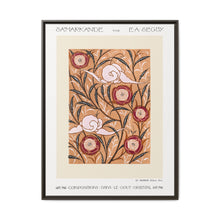 Art Nouveau Flower pattern stencil print in oriental style - NOMADEN ART GALLERY