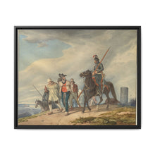 Three Armed Riders Escorting Prisoners near Reims (1825) by Peter von Hess - NOMADEN ART GALLERY