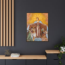 Fresco of Virgin-of-Mercy on the northern wall of the subsidiary church Saint Anna in Saager