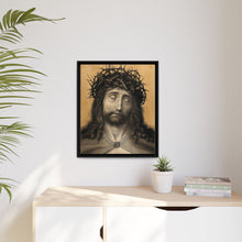 Christ as the Man of Sorrows. Colour lithograph by N.J. Strixner, 1818, after Q. Matsys.