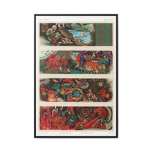 Chinese Buddhist hell, vintage painting by G.A. Audsley-Japanese illustration - NOMADEN ART GALLERY