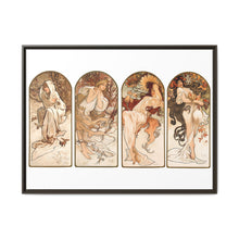 Alphonse Maria Mucha's The Seasons (1897). Famous Art Nouveau artwork - NOMADEN ART GALLERY