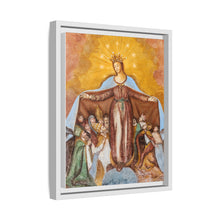 Fresco of Virgin-of-Mercy on the northern wall of the subsidiary church Saint Anna in Saager