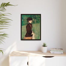 Mujer joven en un jardín (Jeune femme dans un jardin), (1879) de Édouard Manet