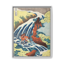 Katsushika Hokusai (1760-1849). Waterfall where Yoshitsune Washed his Horse, Yoshino, Yamato Province. Original from The Los Angeles County Museum of Art. - NOMADEN ART GALLERY