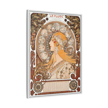 Alphonse Maria Mucha's Zodiaque or La Plume (ca. 1896–1897). Famous Art Nouveau artwork