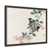Black-capped chickadee by Kōno Bairei (1844-1895)