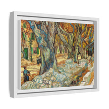 The Large Plane Trees (Road Menders at Saint-Rémy) (1889) by Vincent Van Gogh. Original from The Cleveland Museum of Art. - NOMADEN ART GALLERY