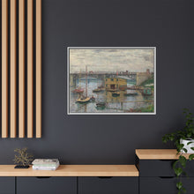 Claude Monet's Bridge at Argenteuil on a Gray Day (1876) - NOMADEN ART GALLERY