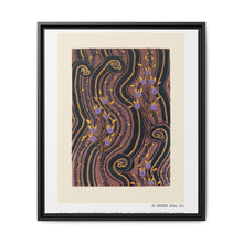 Art Deco Flower pattern pochoir print in oriental style - NOMADEN ART GALLERY