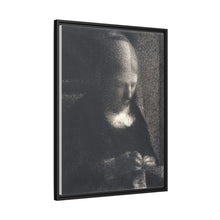 The Artist’s Mother Doing Embroidery (ca. 1882–1883) by Georges Seurat.