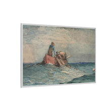 Hauling in the Nets (1887) by Winslow Homer