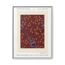 Art Nouveau Flower pattern pochoir print in oriental style. Original from our own 1914 edition of Samarkande - NOMADEN ART GALLERY