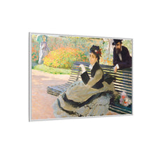 Camille Monet (1847–1879) on a Garden Bench (1873) by Claude Monet - NOMADEN ART GALLERY