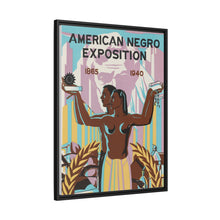 Poster for the American Negro Exposition in Chicago (1940) illustration by Robert Savon Pious.