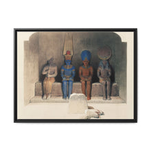 Sanctuary of the Temple of Aboo Simbel Nubia illustration by David Roberts (1796–1864) - NOMADEN ART GALLERY