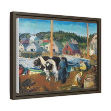Ox Team, Wharf at Matinicus (1916)