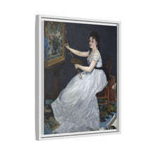 Retrato de Eva Gonzalés en el taller Manets (1870) de Edouard Manet