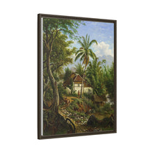Landschap in Nederlands-Indie (1858 - 1900) by Maurits E H R van den Kerkhoff.