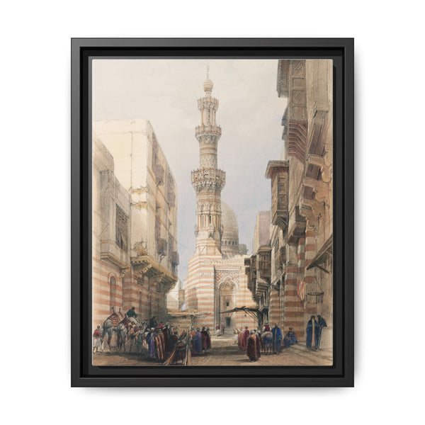 Bullack Cairo illustration by David Roberts (1796–1864) - Canvas Wall Art - NOMADEN ART GALLERY