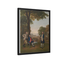 Arthur Holdsworth Conversing with Thomas Taylor and Captain Stancombe by the River Dart (1757) by Arthur Devis