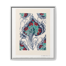 Botanical pochoir pattern in Art Nouveau oriental style - NOMADEN ART GALLERY