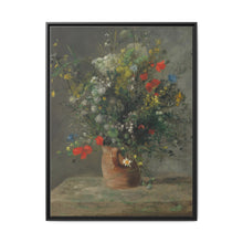 Flowers in a Vase (c. 1866) painting in high resolution by Pierre-Auguste Renoir - NOMADEN ART GALLERY