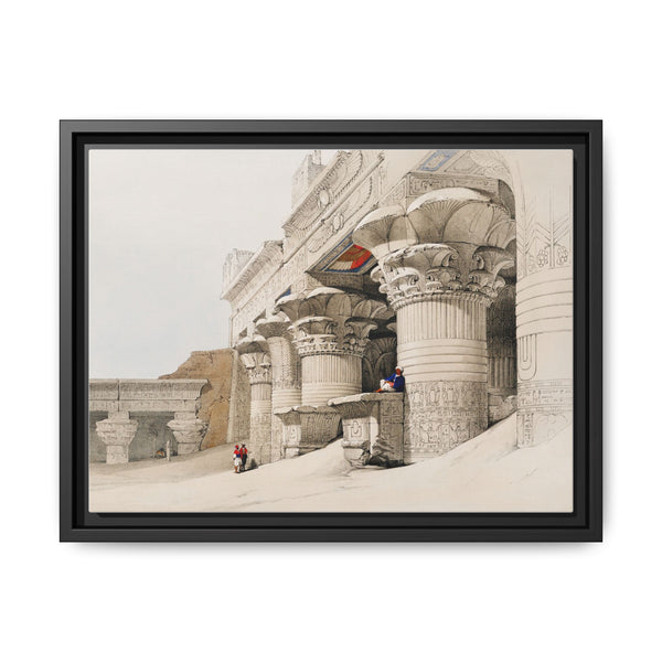 Temple Of Edfou (Edfu) illustration by David Roberts (1796–1864) - NOMADEN ART GALLERY