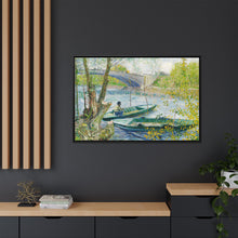 Fishing in Spring, the Pont de Clichy (Asnières) (1887) by Vincent Van Gogh - NOMADEN ART GALLERY