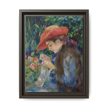 Marie-Thérèse Durand-Ruel Sewing (1882) by Pierre Auguste Renoir - NOMADEN ART GALLERY