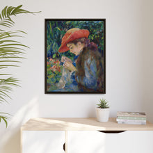 Marie-Thérèse Durand-Ruel cosiendo (1882) de Pierre Auguste Renoir 