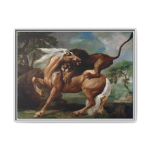 A Lion Attacking a Horse (1762) by George Stubbs. - NOMADEN ART GALLERY