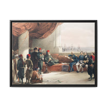 Interview with The Viceroy of Egypt at His palace at Alexandria illustration by David Roberts (1796–1864) - NOMADEN ART GALLERY
