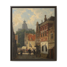 Dutch Street Scene (c. 1850–55) by Cornelis Springer - NOMADEN ART GALLERY