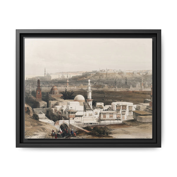 Suez Desert View: Cairo's Citzenib Gate by David Roberts - Antique Wall Art - NOMADEN ART GALLERY