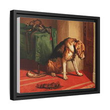 Suspense (1877) by sir Edwin Landseer, a Victorian bloodhound mastiff waiting. - NOMADEN ART GALLERY