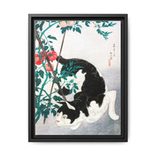 Cat with Tomato Plant (1931) print in high resolution by Hiroaki Takahashi - NOMADEN ART GALLERY