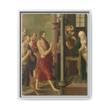 Panel of an Altarpiece with Dispute with the Doctors, on verso is Appearance of Christ to his Mother (c. 1520 - c. 1535) by Master of Alkmaar - NOMADEN ART GALLERY