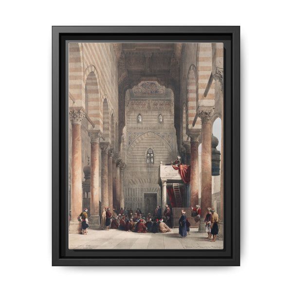 Interior of the mosque of the Metwalys (Metwalis) illustration by David Roberts (1796–1864) - NOMADEN ART GALLERY