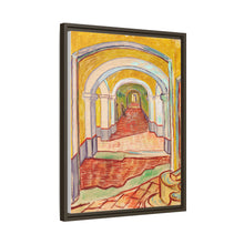 Corridor in the Asylum (1889) by Vincent Van Gogh - NOMADEN ART GALLERY