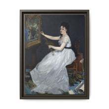 Porträt der Eva Gonzalés im Atelier Manets (1870) by Edouard Manet - NOMADEN ART GALLERY